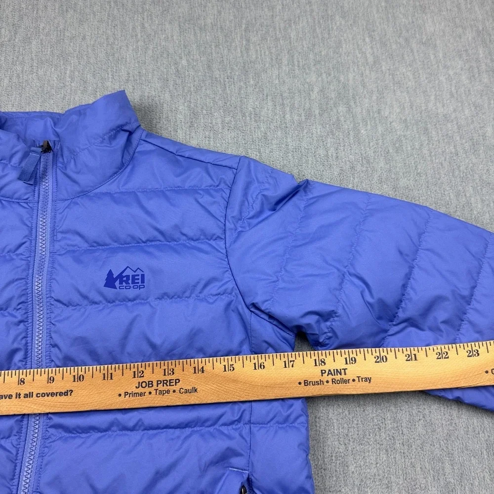 REI Co-op Jacket Kids Medium Purple Down 650 Puffer Coat Lightweight‎ Insulated